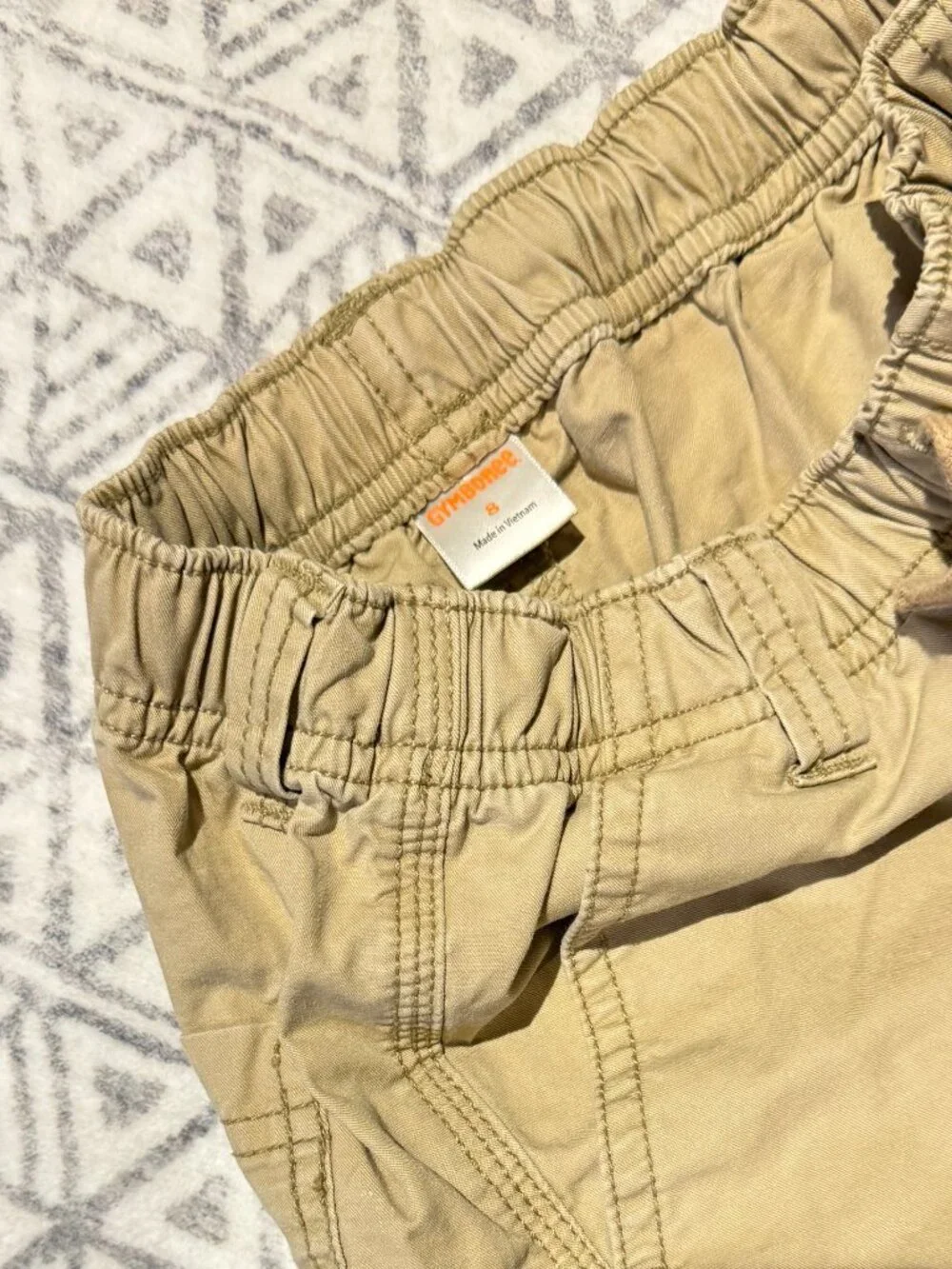 Gymboree Boys Khaki Cargo Shorts – Size 8